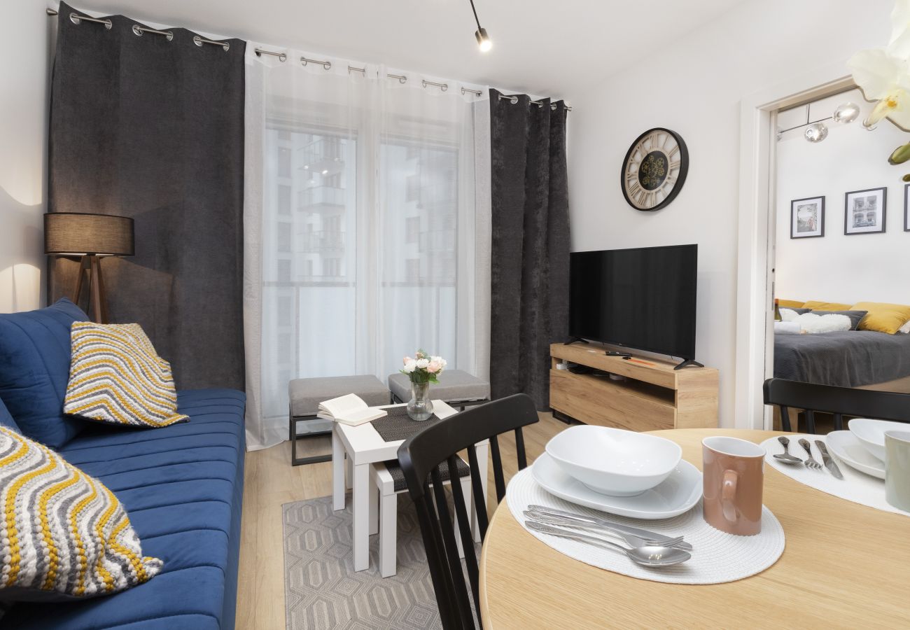 Ferienwohnung in Gdańsk - Sucha 39B/45 | 1 Schlafzimmer, Balkon, Parkplatz, Danzig