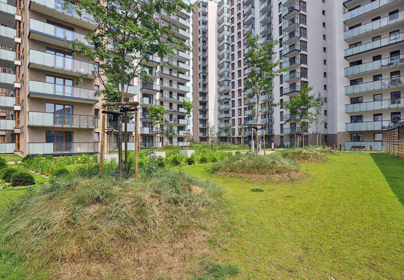 Ferienwohnung in Gdańsk - Sucha 39B/45 | 1 Schlafzimmer, Balkon, Parkplatz, Danzig