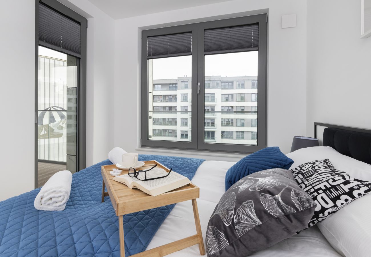 Ferienwohnung in Gdynia - Obrońców Wybrzeża 8/59 | 1 Schlafzimmer, Balkon, Parkplatz | Gdingen