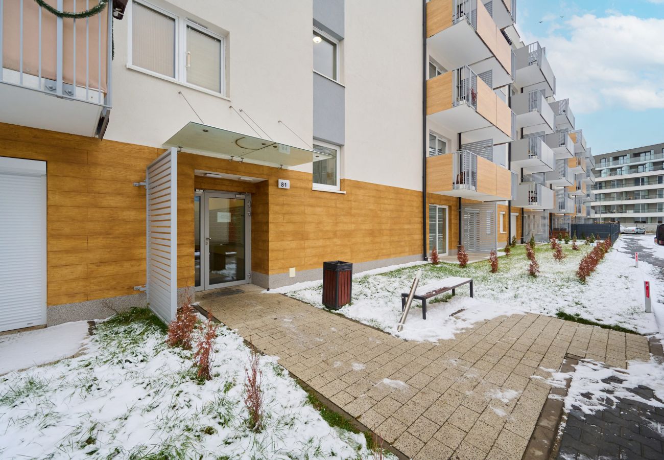 Ferienwohnung in Wrocław - Drabika 81/78 | 1 Schlafzimmer, Balkon, Parkplatz