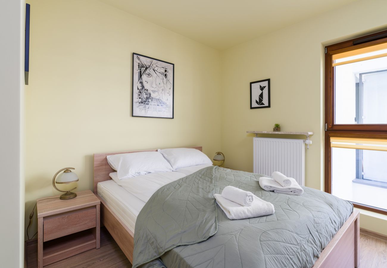 Ferienwohnung in Poznań - Bukowska 18/39 | Wifi, 1 Schlafzimmer, Balkon, Parkplatz, Posen