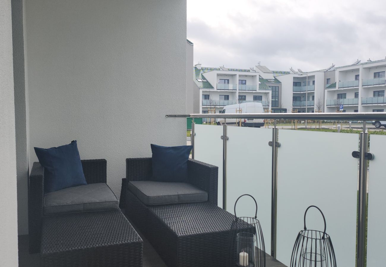 Ferienwohnung in Grzybowo - Nadmorska 100A | Prestige | 1 Schlafzimmer, Balkon, Parking