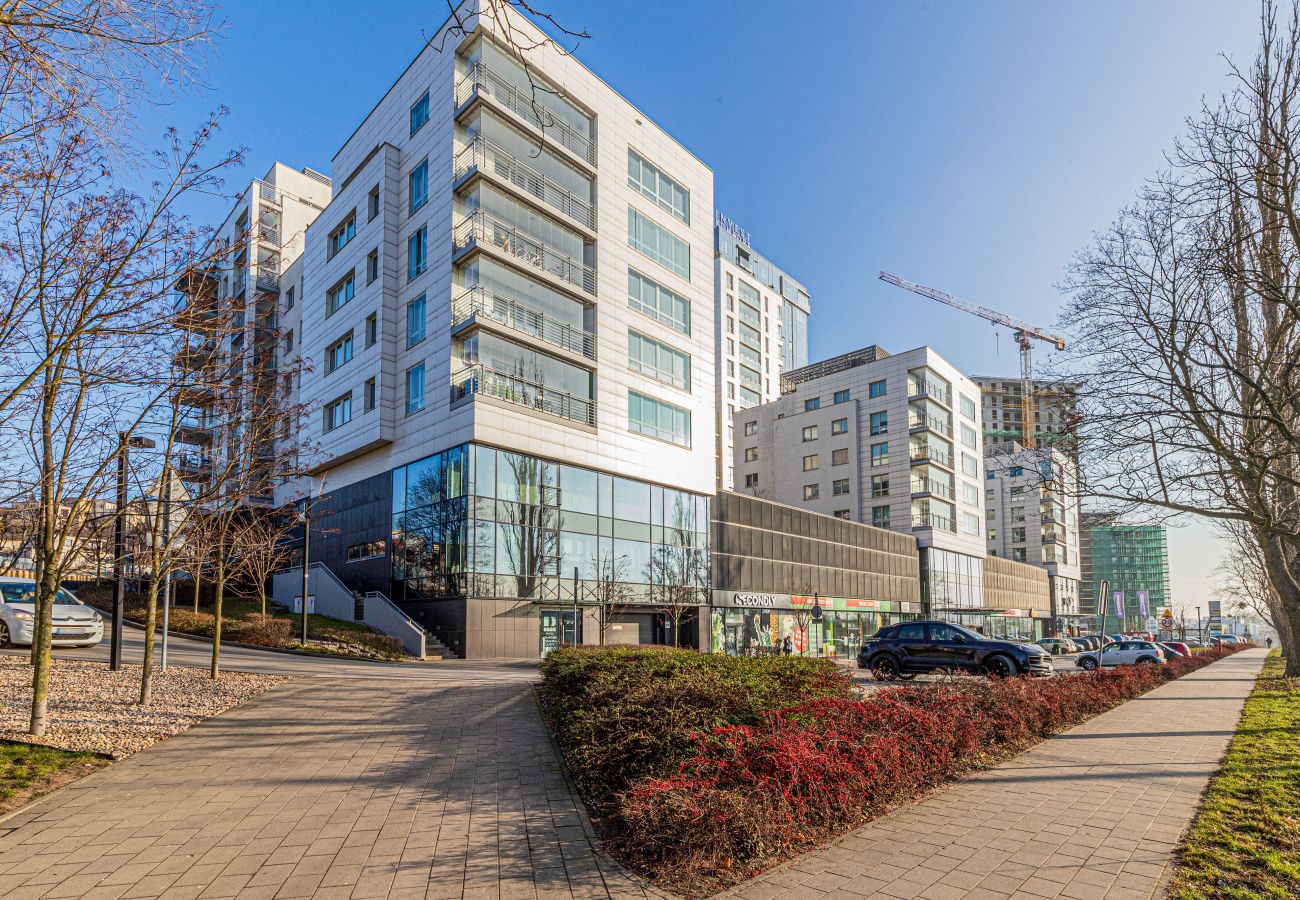 Ferienwohnung in Gdynia - Legionów 112B | Wifi, Tierfreundlich, 1 Schlafzimmer, Balkon, Parkplatz, Fitnessstudio, Gdynia