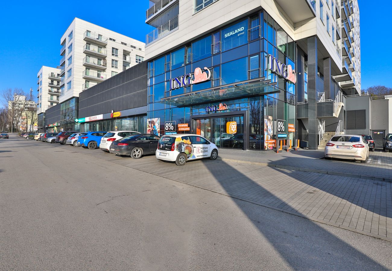 Ferienwohnung in Gdynia - Legionów 112B | Wifi, Tierfreundlich, 1 Schlafzimmer, Balkon, Parkplatz, Fitnessstudio, Gdynia