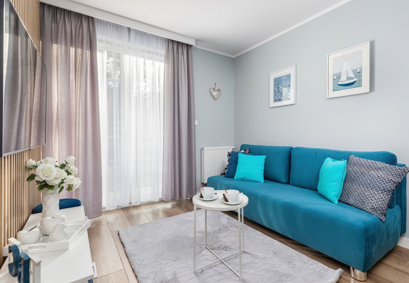 Ferienwohnung in Dziwnówek - Leśne Tarasy 35B | 1 Schlafzimmer, Balkon | Dziwnówek