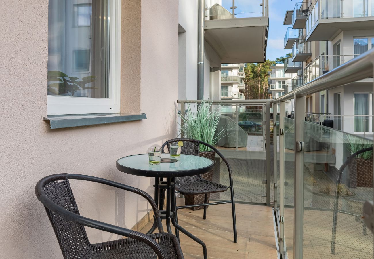 Ferienwohnung in Dziwnówek - Leśne Tarasy 35B | 1 Schlafzimmer, Balkon | Dziwnówek