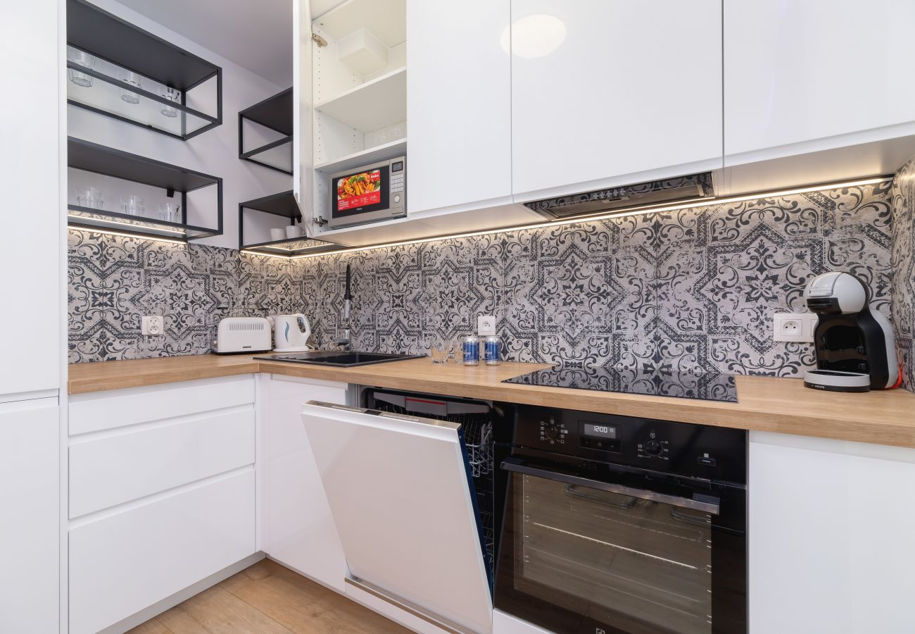 Ferienwohnung in Kraków - Grzegórzecka 69C | Wifi, 1 Schlafzimmer, Balkon, Parkplatz, Prestige, Krakau