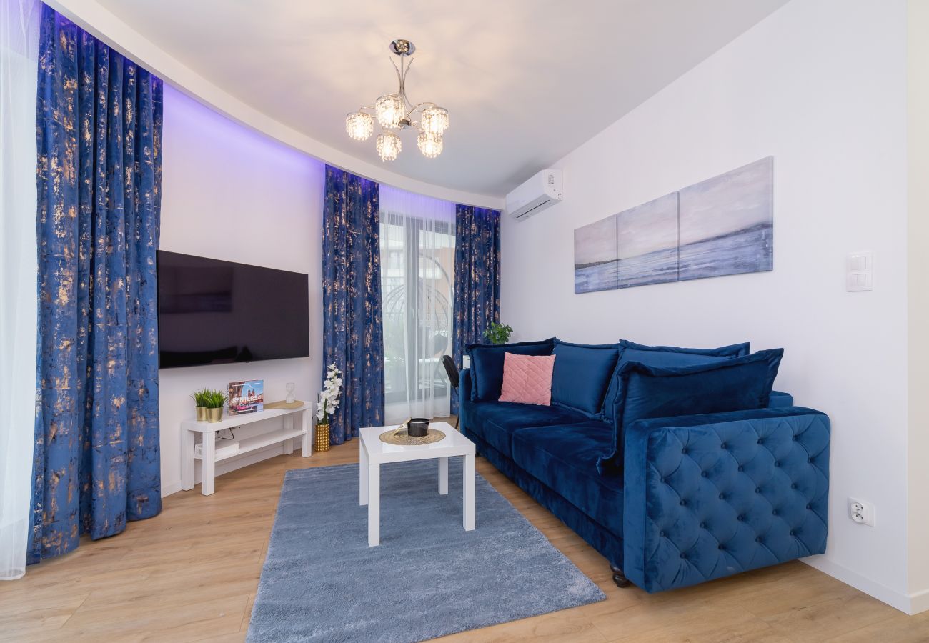 Ferienwohnung in Kraków - Grzegórzecka 69C | Wifi, 1 Schlafzimmer, Balkon, Parkplatz, Prestige, Krakau