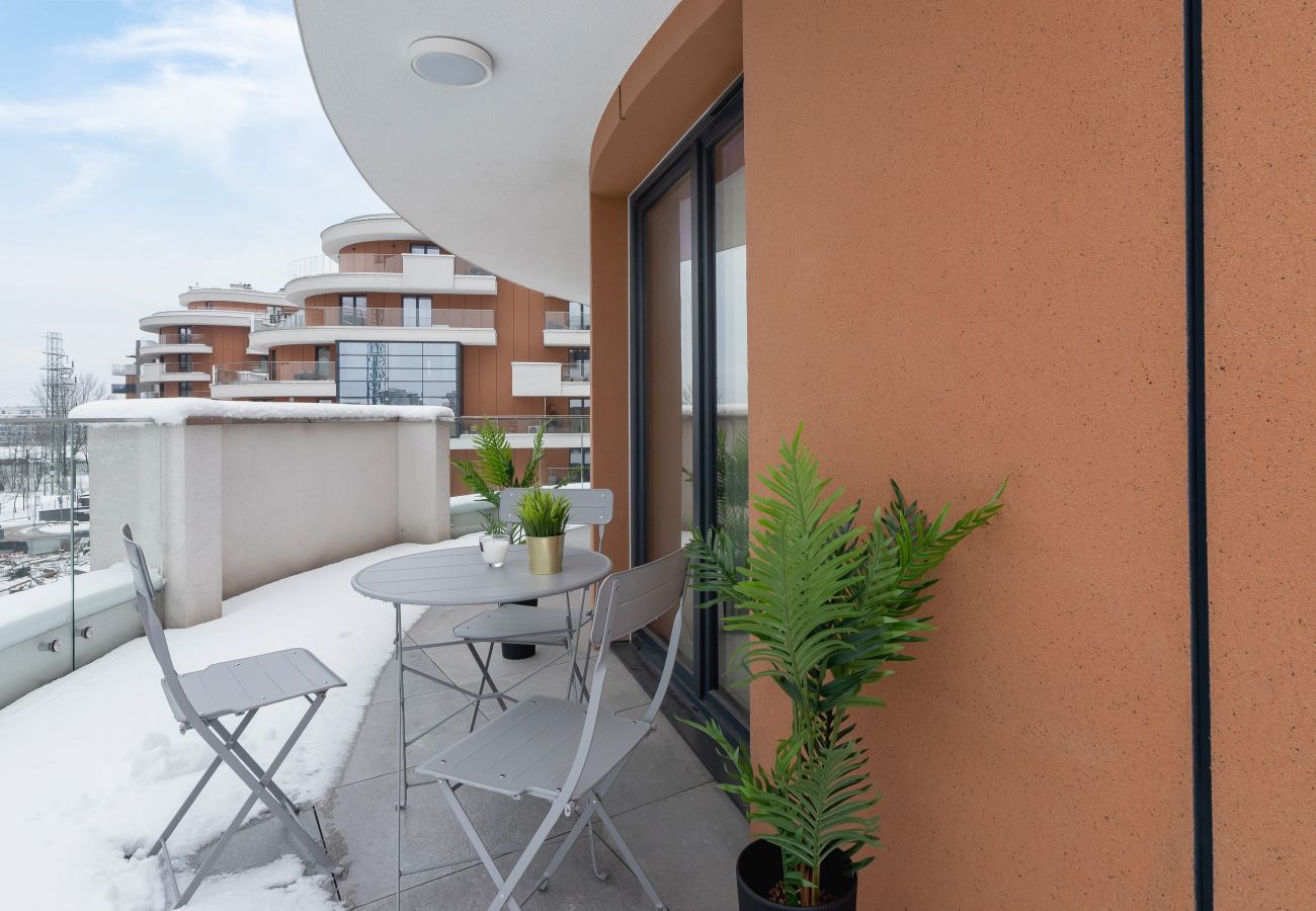 Ferienwohnung in Kraków - Grzegórzecka 69C | Wifi, 1 Schlafzimmer, Balkon, Parkplatz, Prestige, Krakau