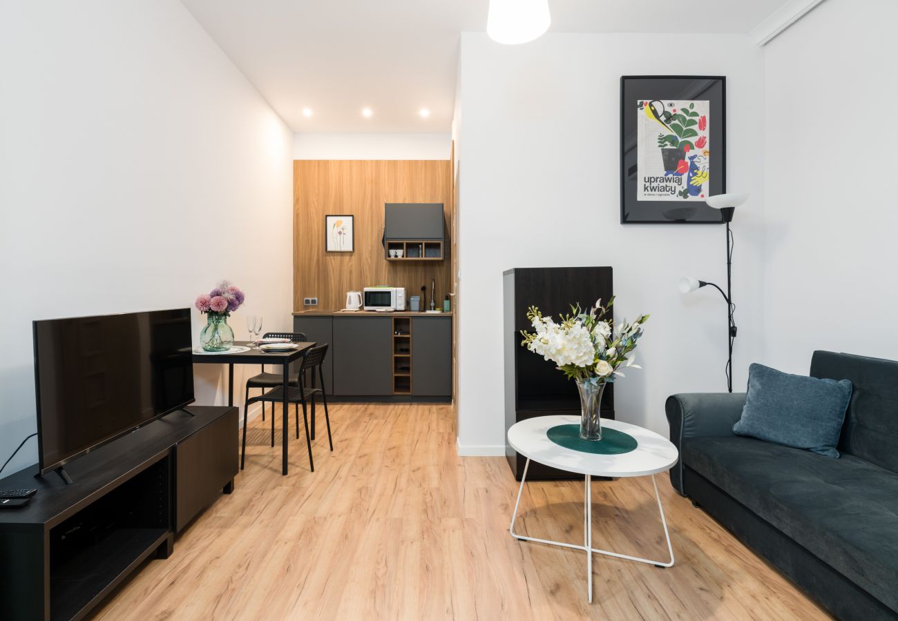 Ferienwohnung in Poznań - Kwiatowa 6 | Wifi, Haustierfreundlich, 1 Schlafzimmer, Balkon, Poznan