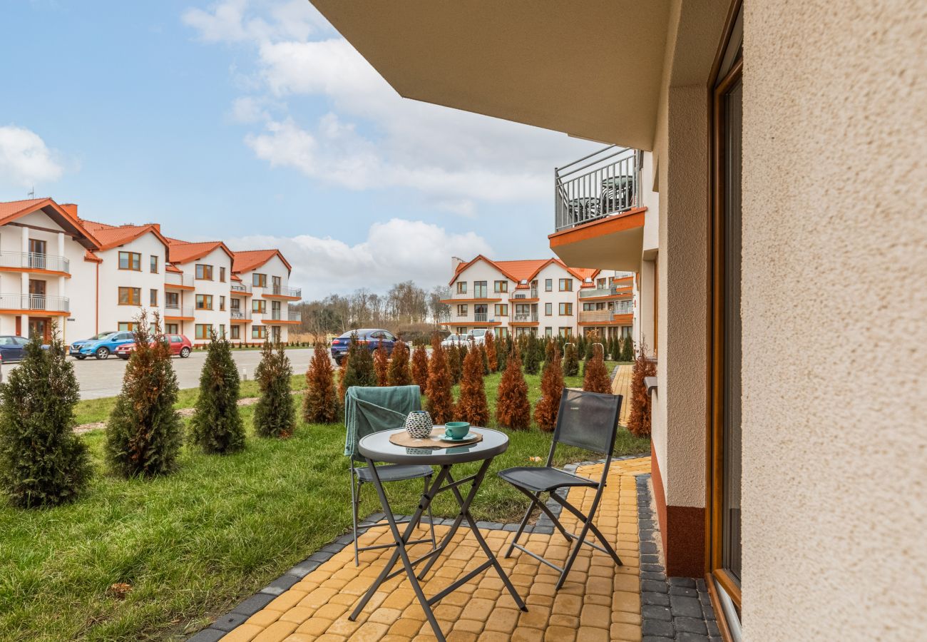 Ferienwohnung in Darłowo - Wohnung mit Terrasse, Darłowo, Jagiellońska 6