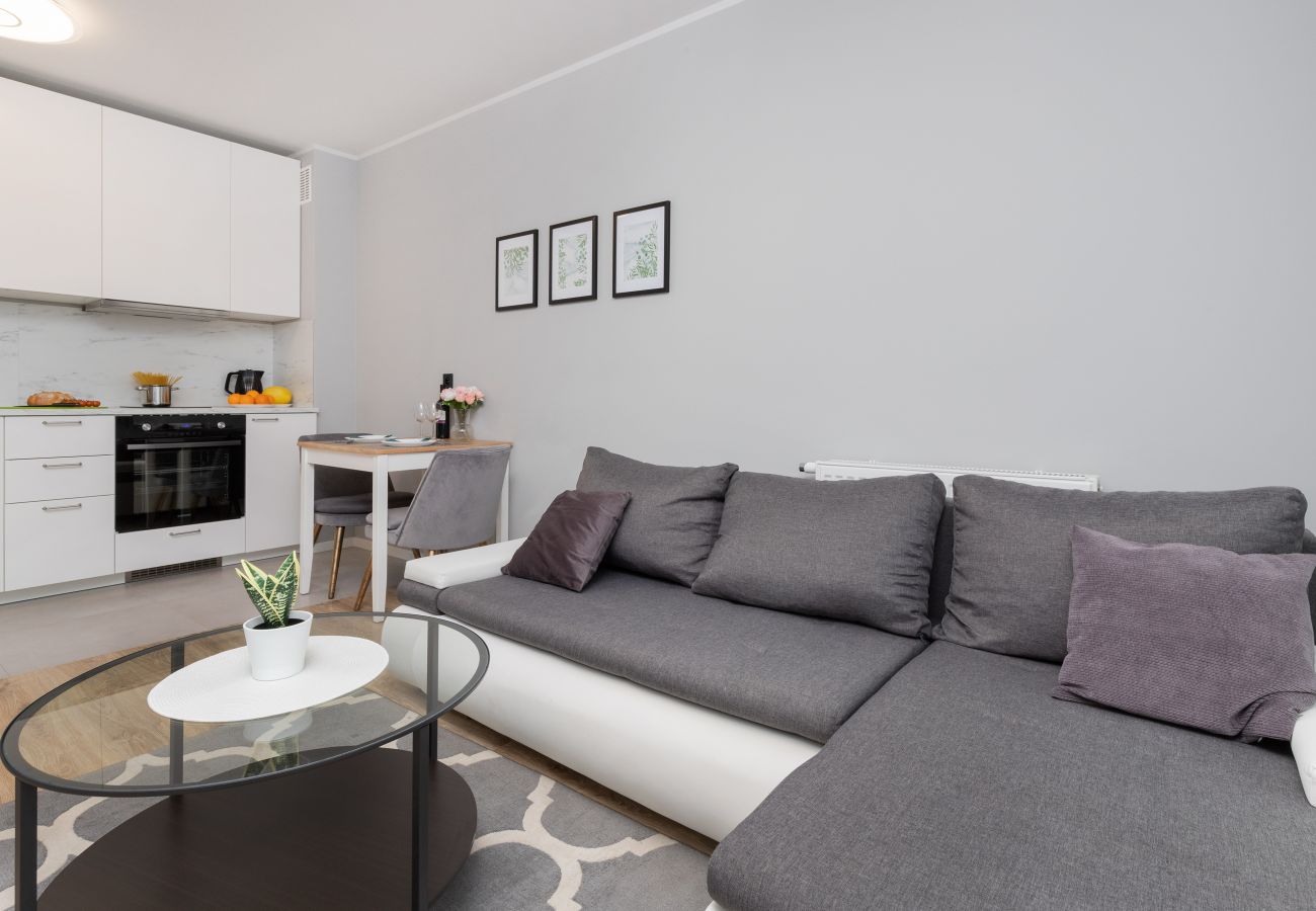 Ferienwohnung in Gdynia - Nasypowa 9 | Wifi, Tierfreundlich, 1 Schlafzimmer, Parkplatz, Garten, Gdynia