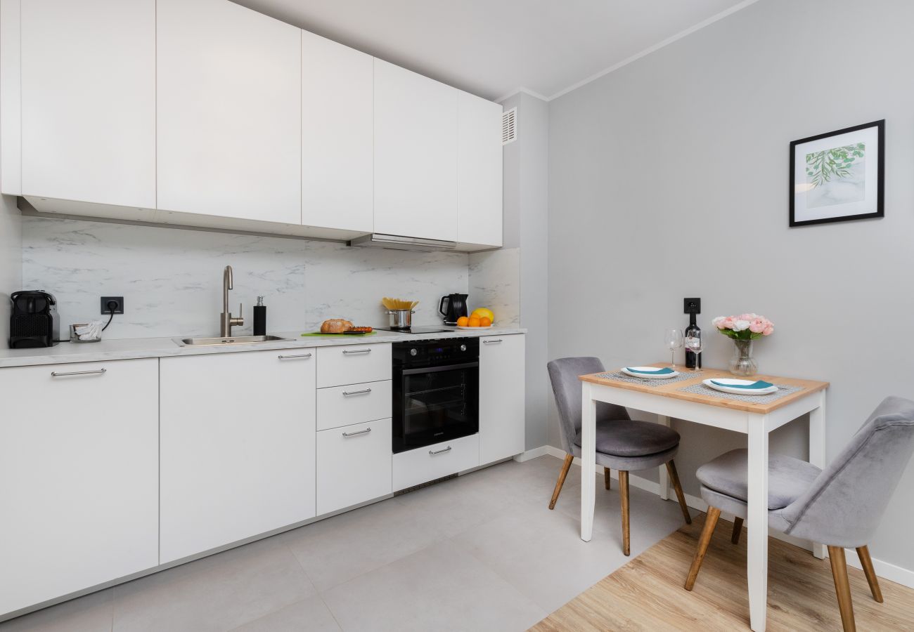 Ferienwohnung in Gdynia - Nasypowa 9 | Wifi, Tierfreundlich, 1 Schlafzimmer, Parkplatz, Garten, Gdynia