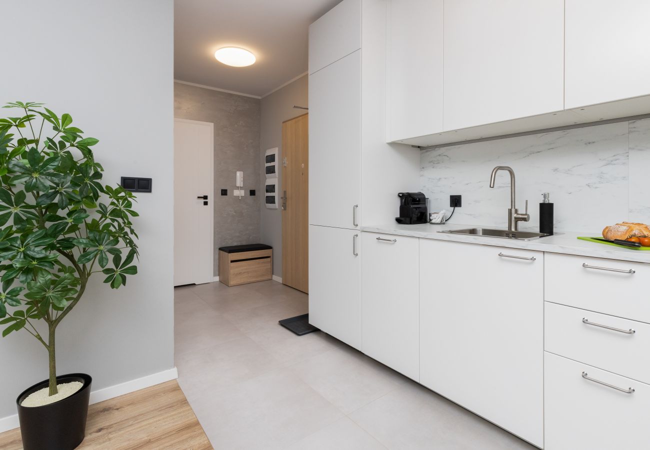 Ferienwohnung in Gdynia - Nasypowa 9 | Wifi, Tierfreundlich, 1 Schlafzimmer, Parkplatz, Garten, Gdynia