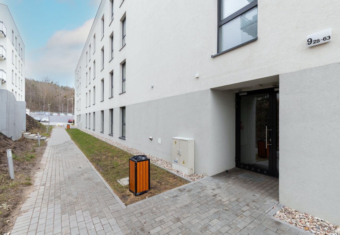 Ferienwohnung in Gdynia - Nasypowa 9 | Wifi, Tierfreundlich, 1 Schlafzimmer, Parkplatz, Garten, Gdynia