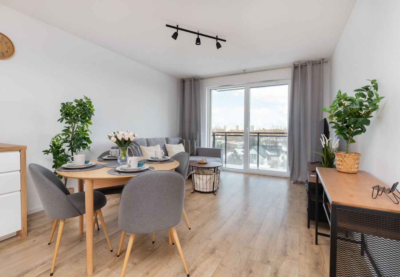 Ferienwohnung in Gdańsk - Letnicka 1D | Haustierfreundlich, Wifi, 1 Schlafzimmer, Balkon, Danzig