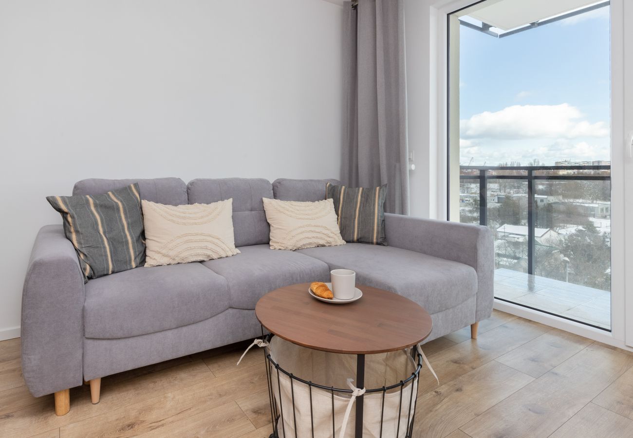 Ferienwohnung in Gdańsk - Letnicka 1D | Haustierfreundlich, Wifi, 1 Schlafzimmer, Balkon, Danzig