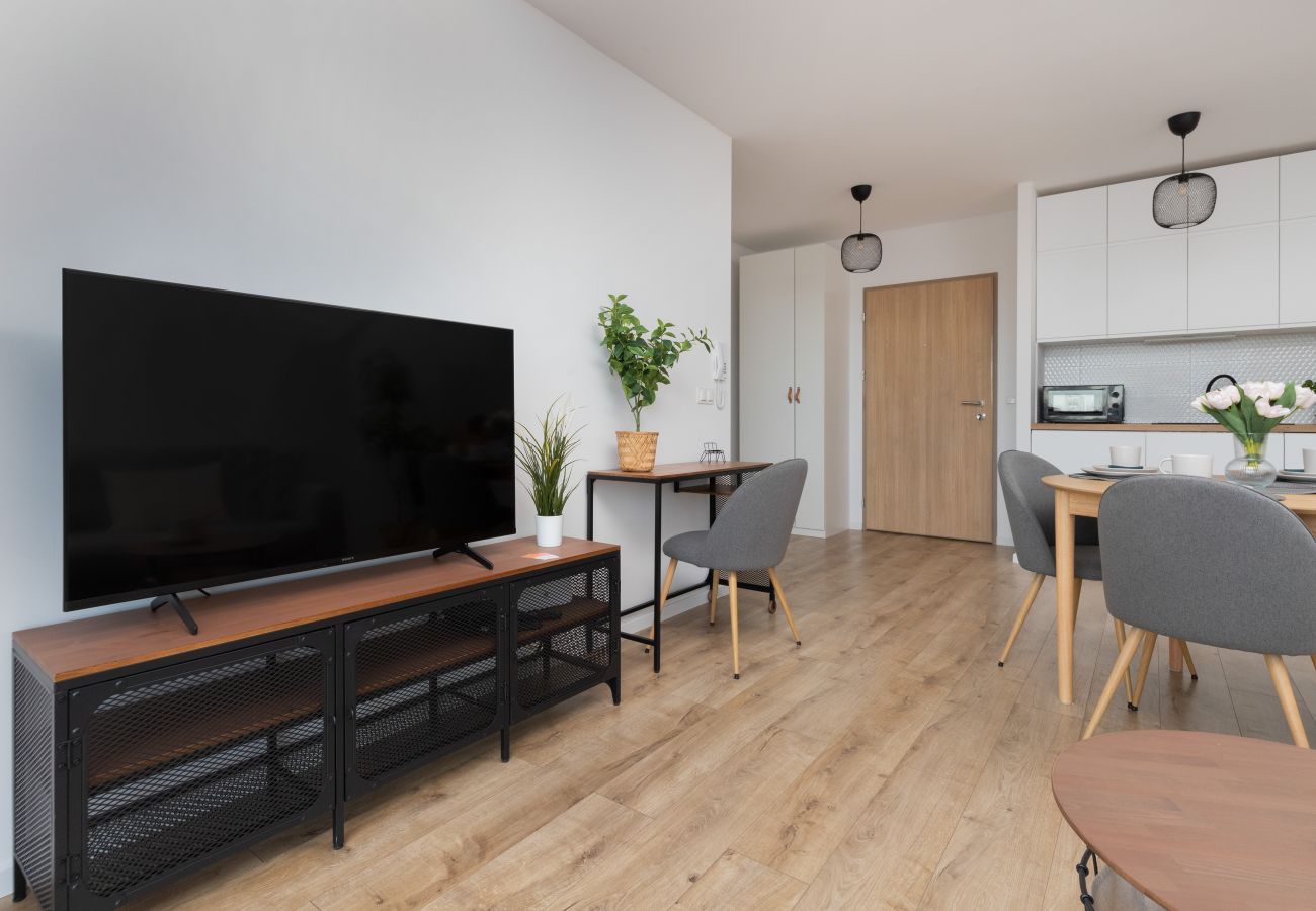 Ferienwohnung in Gdańsk - Letnicka 1D | Haustierfreundlich, Wifi, 1 Schlafzimmer, Balkon, Danzig