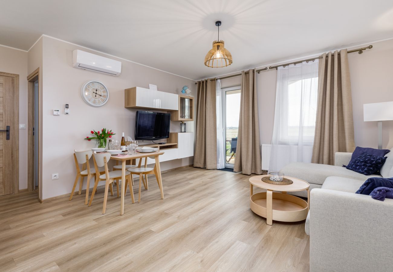 Ferienwohnung in Darłowo - Wohnung mit Terrasse und Klimaanlage für 4 Personen, Jagiellońska 10