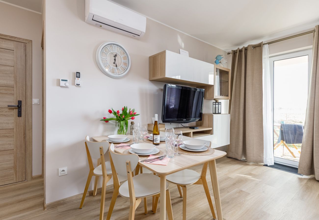 Ferienwohnung in Darłowo - Wohnung mit Terrasse und Klimaanlage für 4 Personen, Jagiellońska 10