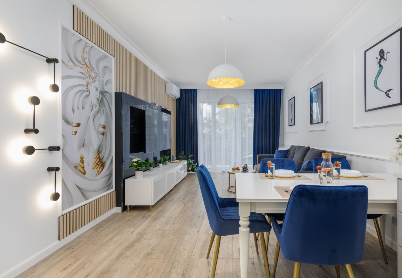 Ferienwohnung in Dziwnów - Spadochroniarzy 4 | Prestige, Wifi, 1 Schlafzimmer, Balkon, Spa und Schwimmbad, Dziwnow