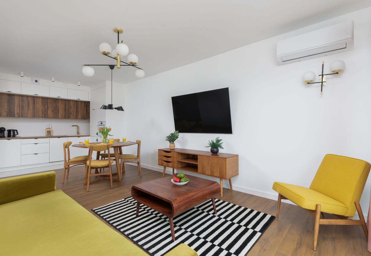 Ferienwohnung in Dziwnów - Spadochroniarzy 10C | Prestige, Wifi, 1 Schlafzimmer, Balkon, Parkplatz, Dziwnów