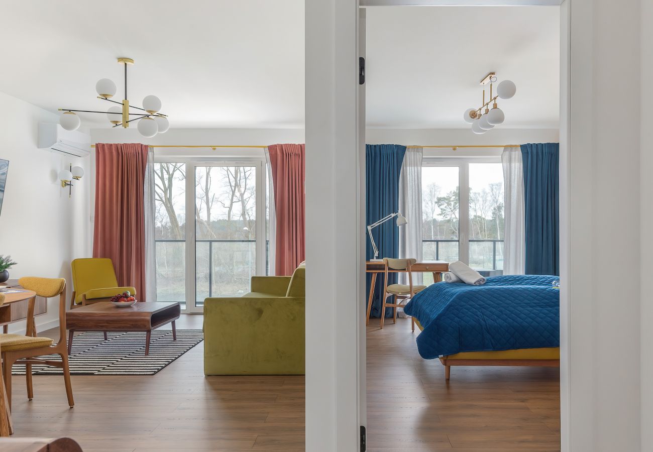 Ferienwohnung in Dziwnów - Spadochroniarzy 10C | Prestige, Wifi, 1 Schlafzimmer, Balkon, Parkplatz, Dziwnów