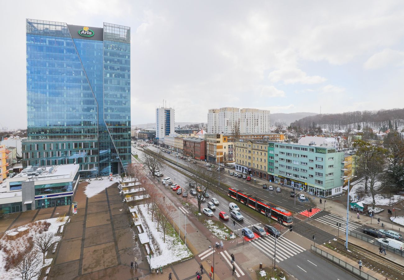 Ferienwohnung in Gdańsk - Grunwaldzka 115 | Haustierfreundlich, Wifi, 1 Schlafzimmer, Balkon, Danzig 