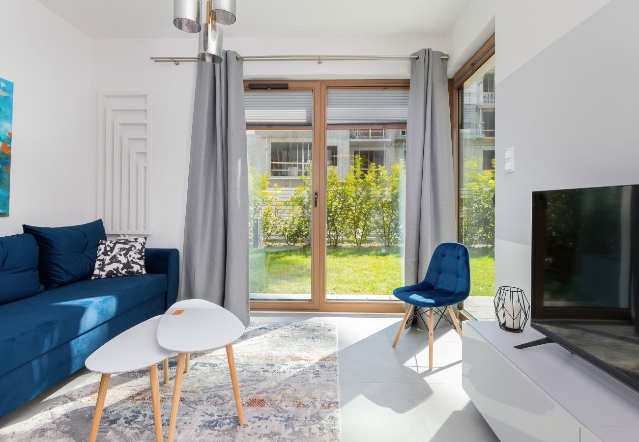 Ferienwohnung in Gdańsk - Gdańska 21R | 1 Schlafzimmer | Terrasse | Fitnessraum | Parkplatz