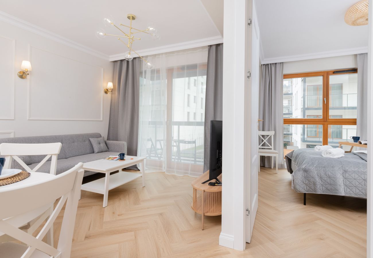 Ferienwohnung in Gdańsk - Chrobrego 79A/69 |  1 Schlafzimmer | Balkon