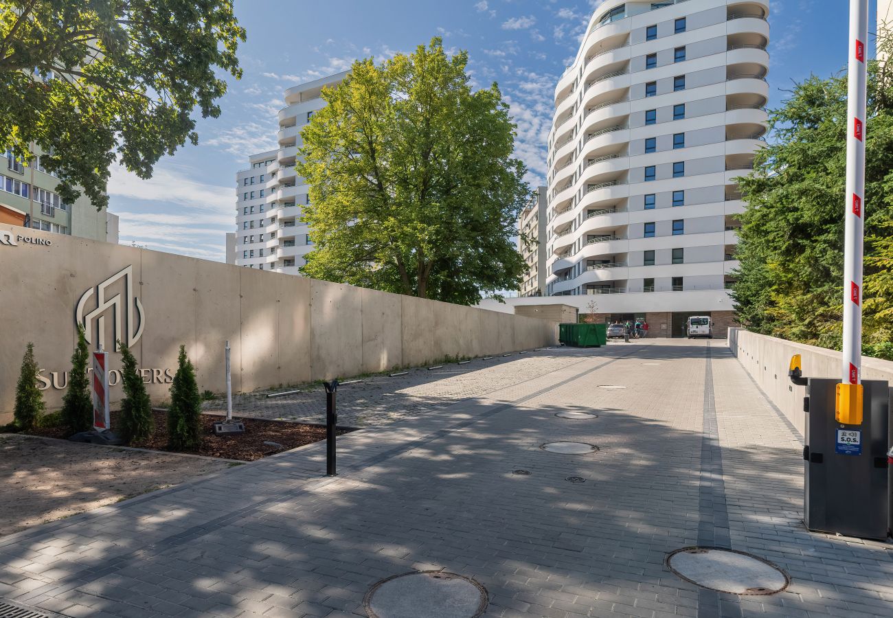 Ferienwohnung in Świnoujście - Sun Towers 38 | 1 Schlafzimmer, Balkon, Parkplatz