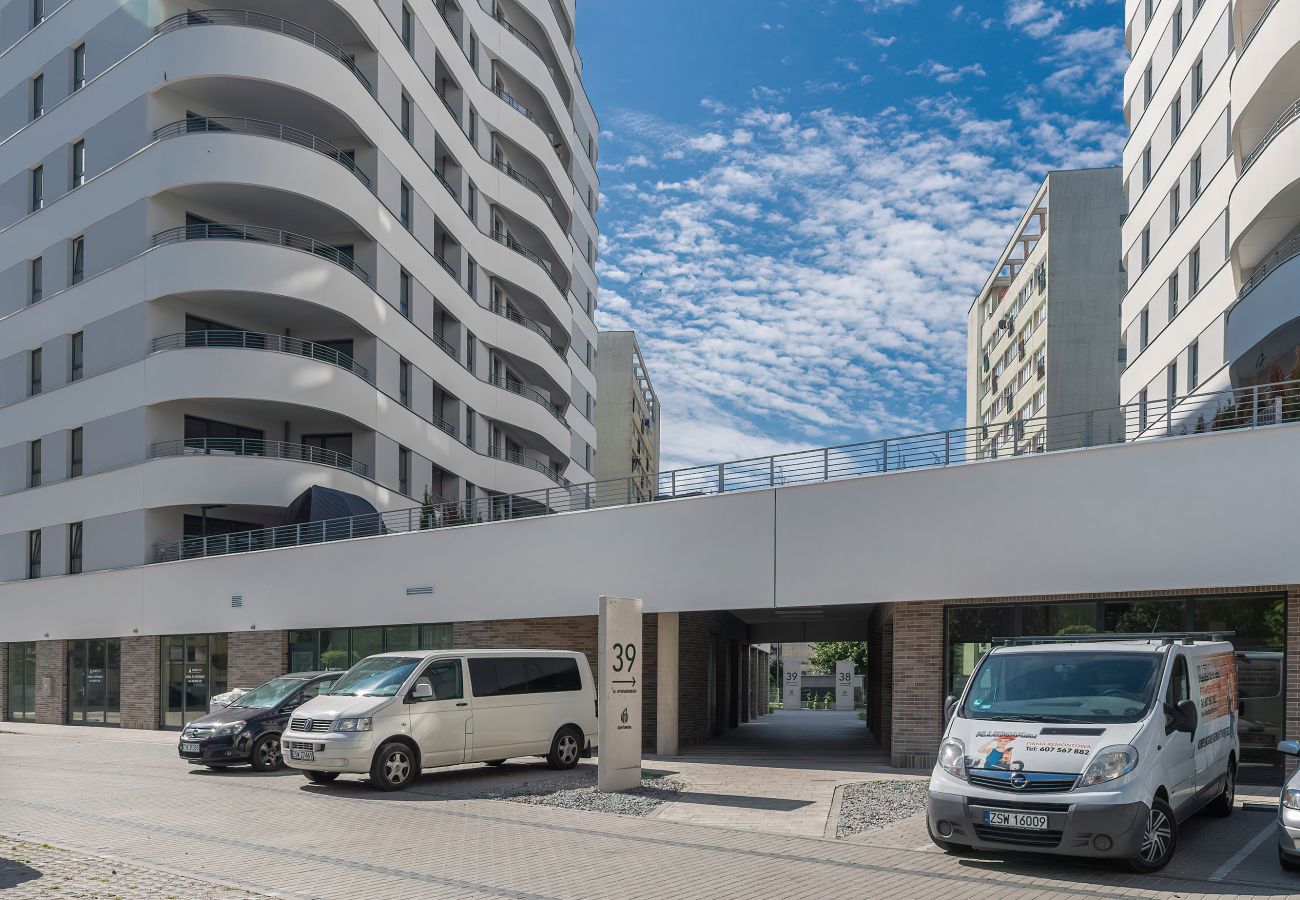 Ferienwohnung in Świnoujście - Sun Towers 38 | 1 Schlafzimmer, Balkon, Parkplatz