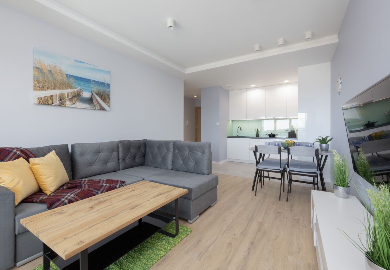 Ferienwohnung in Dziwnów - Spadochroniarzy 10E Dziwnów | A/C, 1 Schlafzimmer, Balkon, Parkplatz