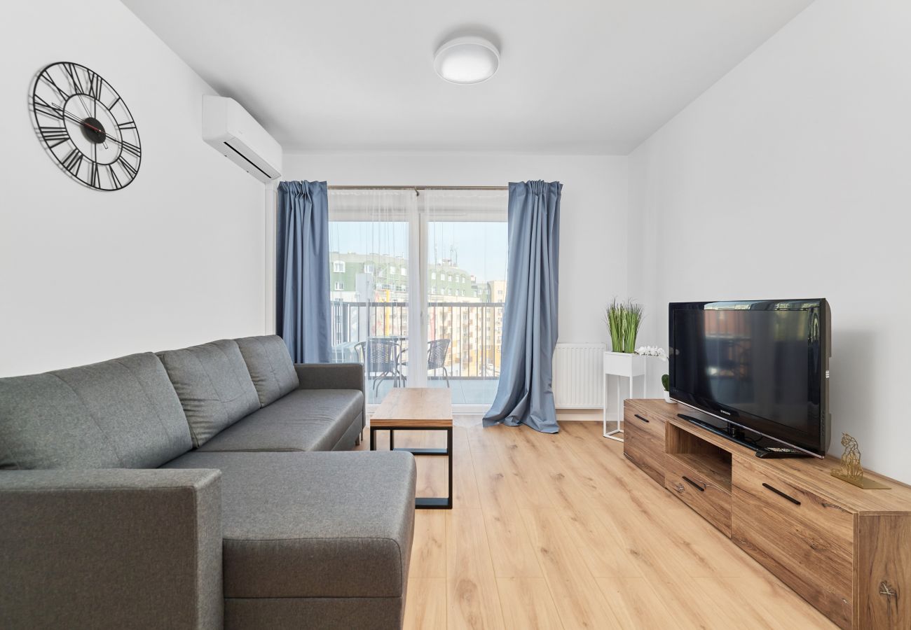 Ferienwohnung in Wrocław - Moderne Eleganz Apartment | Breslau Hauptbahnhof