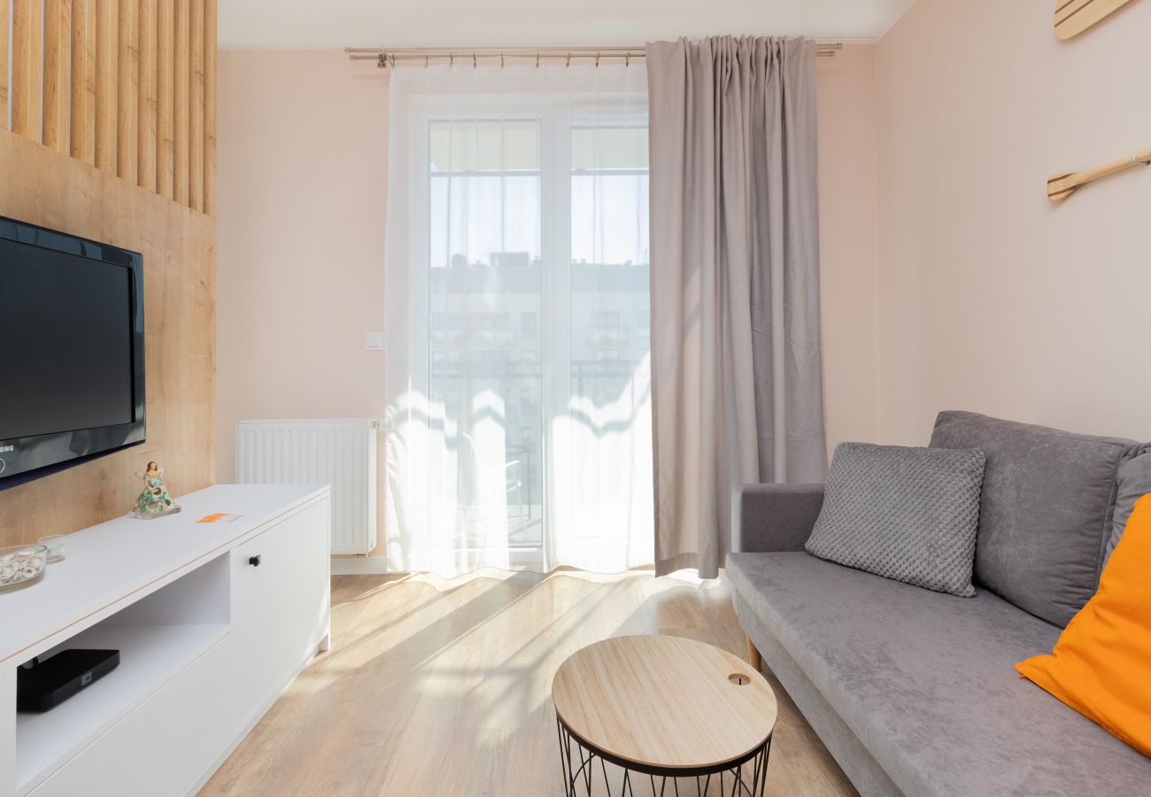 Ferienwohnung in Gdańsk - Letnicka 1E | Wifi, 1 Schlafzimmer, Balkon, Garage, Danzig