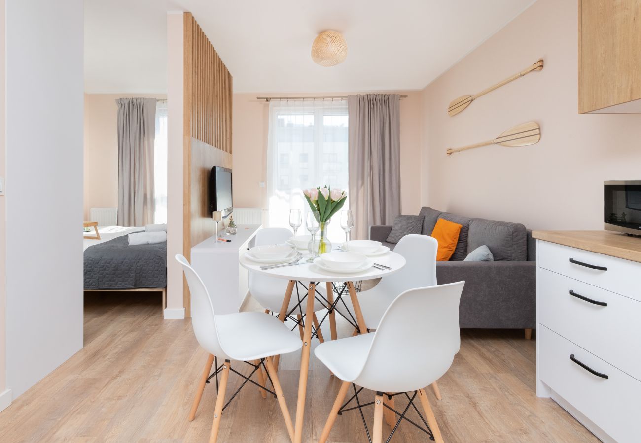 Ferienwohnung in Gdańsk - Letnicka 1E | Wifi, 1 Schlafzimmer, Balkon, Garage, Danzig