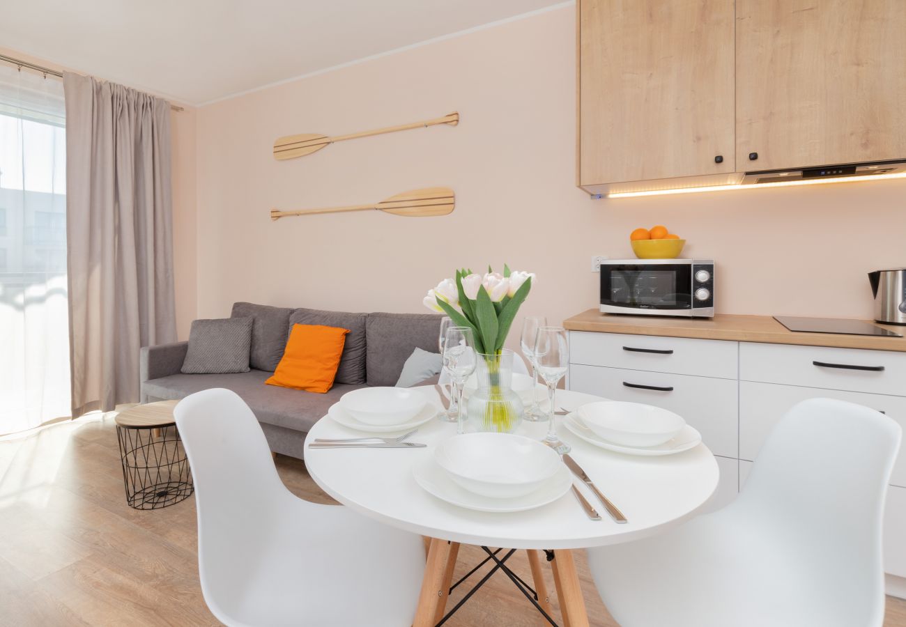 Ferienwohnung in Gdańsk - Letnicka 1E | Wifi, 1 Schlafzimmer, Balkon, Garage, Danzig