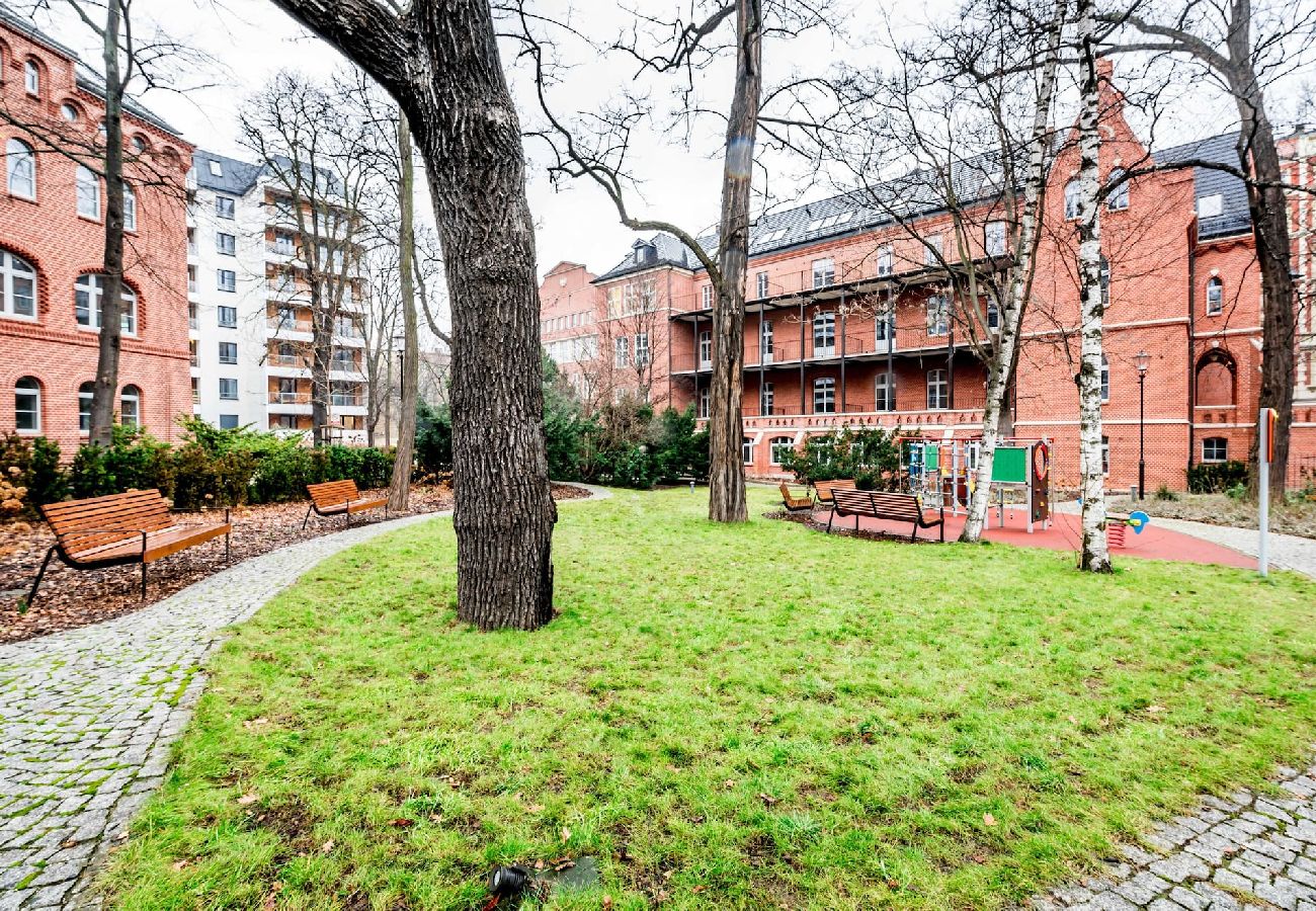 Studio in Wrocław - Atmosphärisches Studio mit großem Balkon