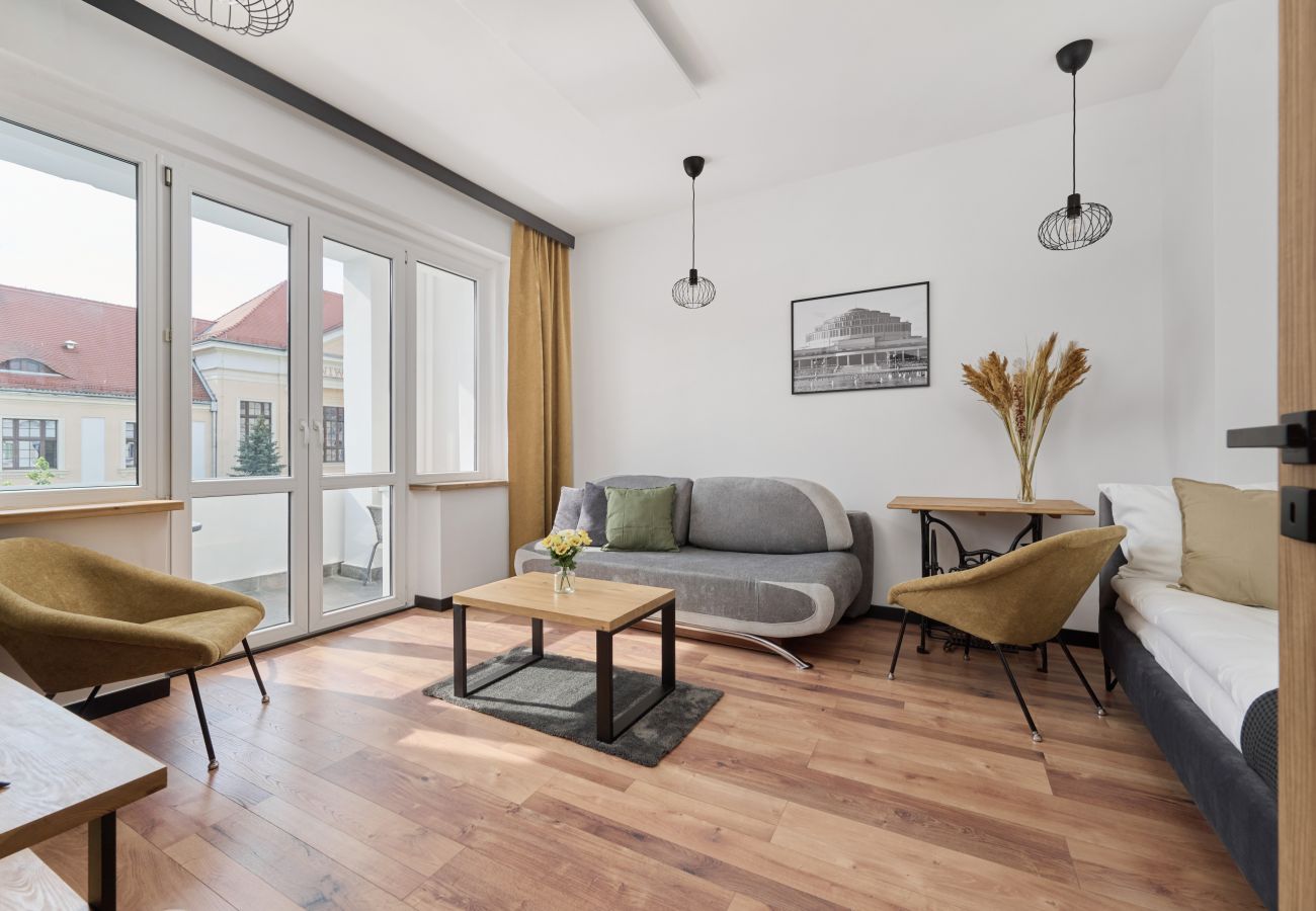 Ferienwohnung in Wrocław - Norwida 42 | Wifi, Haustierfreundlich, 1 Schlafzimmer, Balkon, Breslau