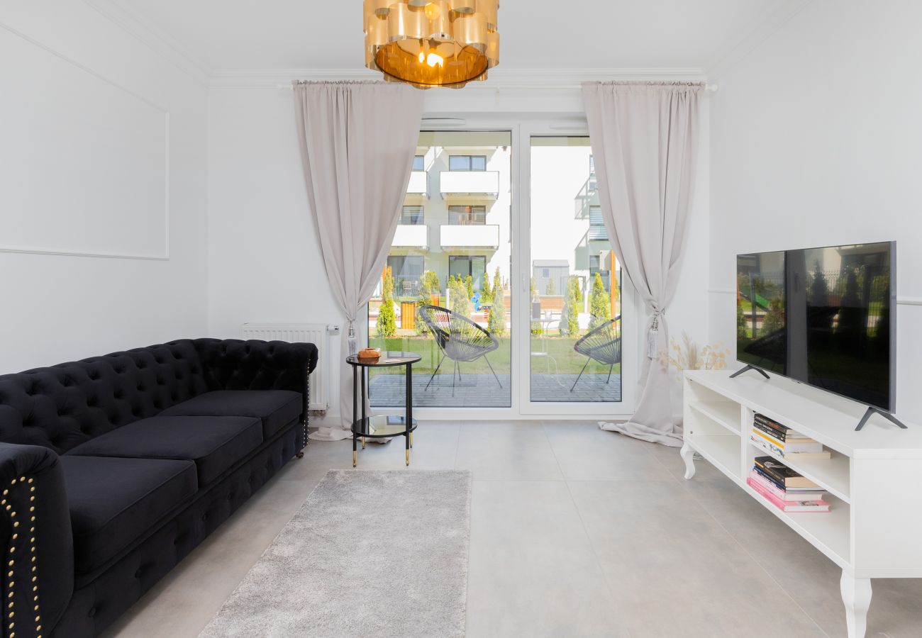 Ferienwohnung in Gdynia - Wohnung Nasypowa 9, 1 Schlafzimmer, Parkplatz, Terrasse