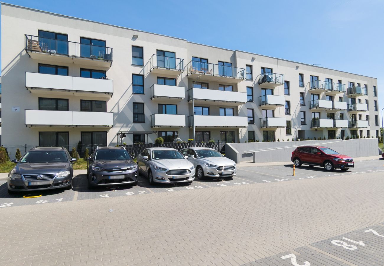 Ferienwohnung in Gdynia - Wohnung Nasypowa 9, 1 Schlafzimmer, Parkplatz, Terrasse