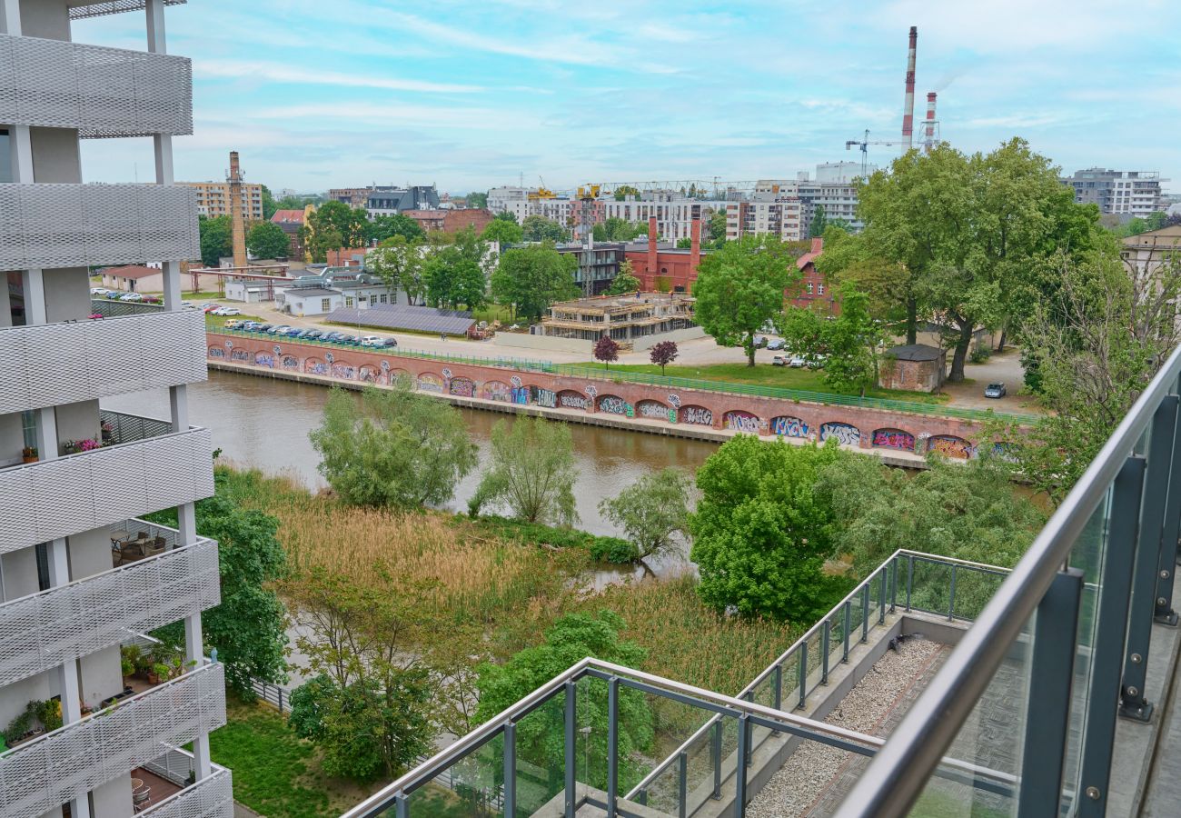 Ferienwohnung in Wrocław - Podwale 1A | Wifi, Haustierfreundlich, 1 Schlafzimmer, Balkon, Breslau