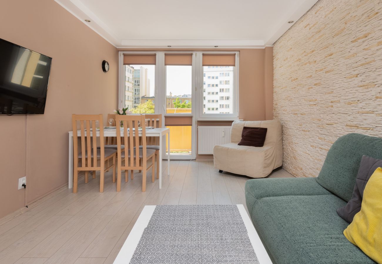 Ferienwohnung in Gdynia - Skwer Kościuszki 13A | Wifi, 1 Schlafzimmer, Balkon, Gdynia