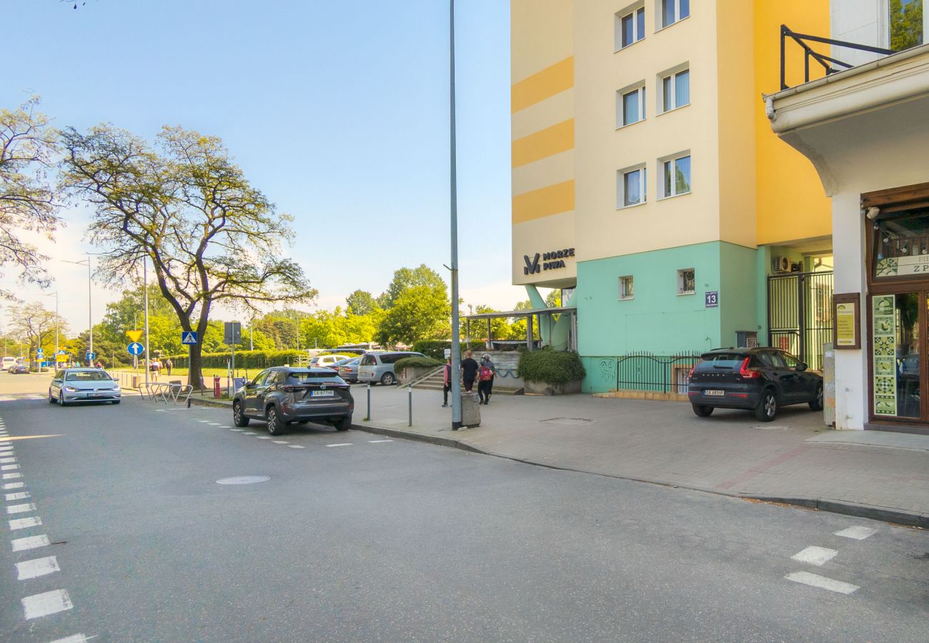 Ferienwohnung in Gdynia - Skwer Kościuszki 13A | Wifi, 1 Schlafzimmer, Balkon, Gdynia