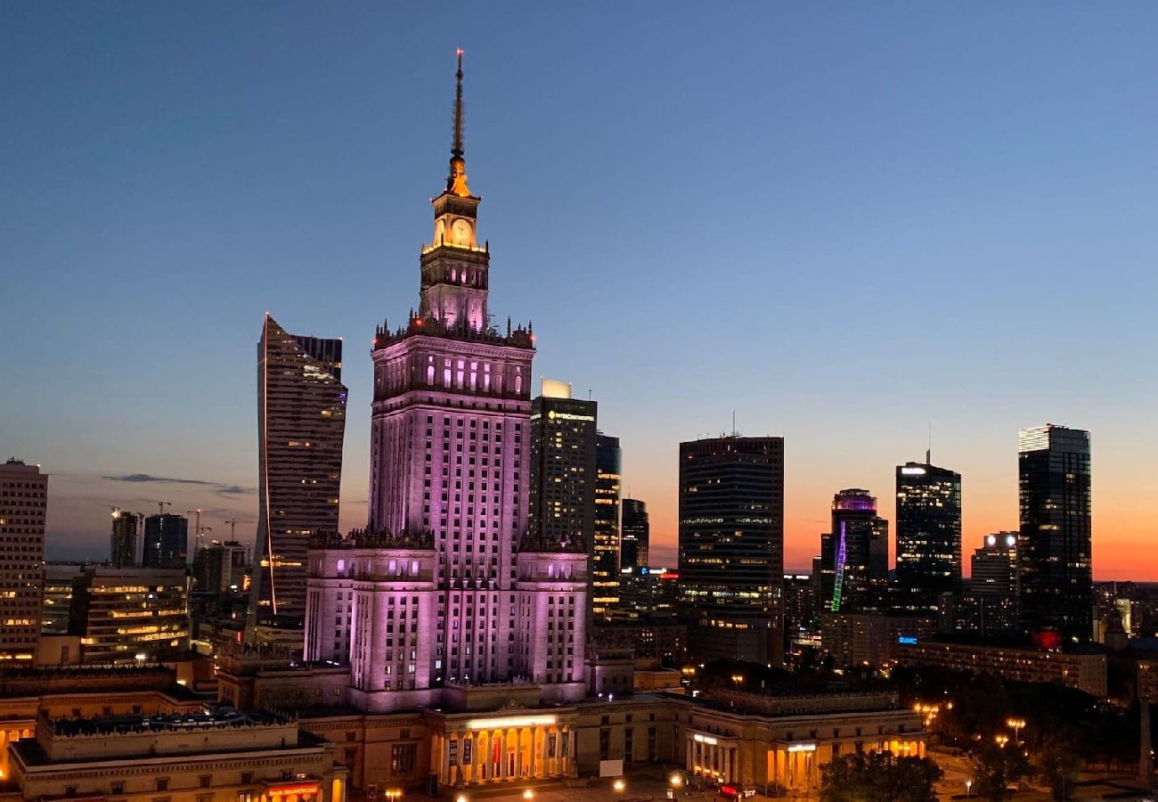 Ferienwohnung in Warszawa - Wohnung mit Panoramablick auf das Zentrum 