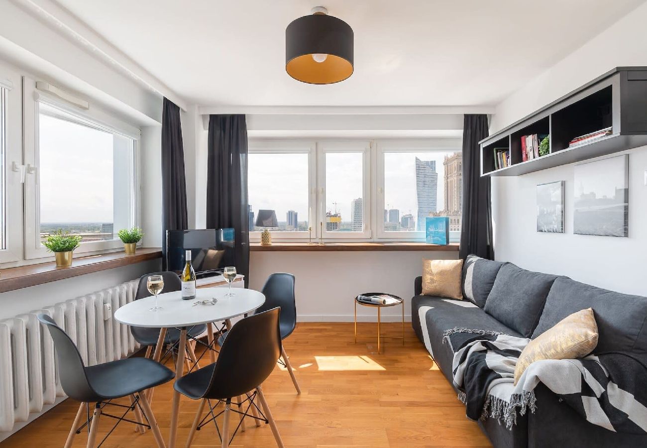 Ferienwohnung in Warszawa - Wohnung mit Panoramablick auf das Zentrum 