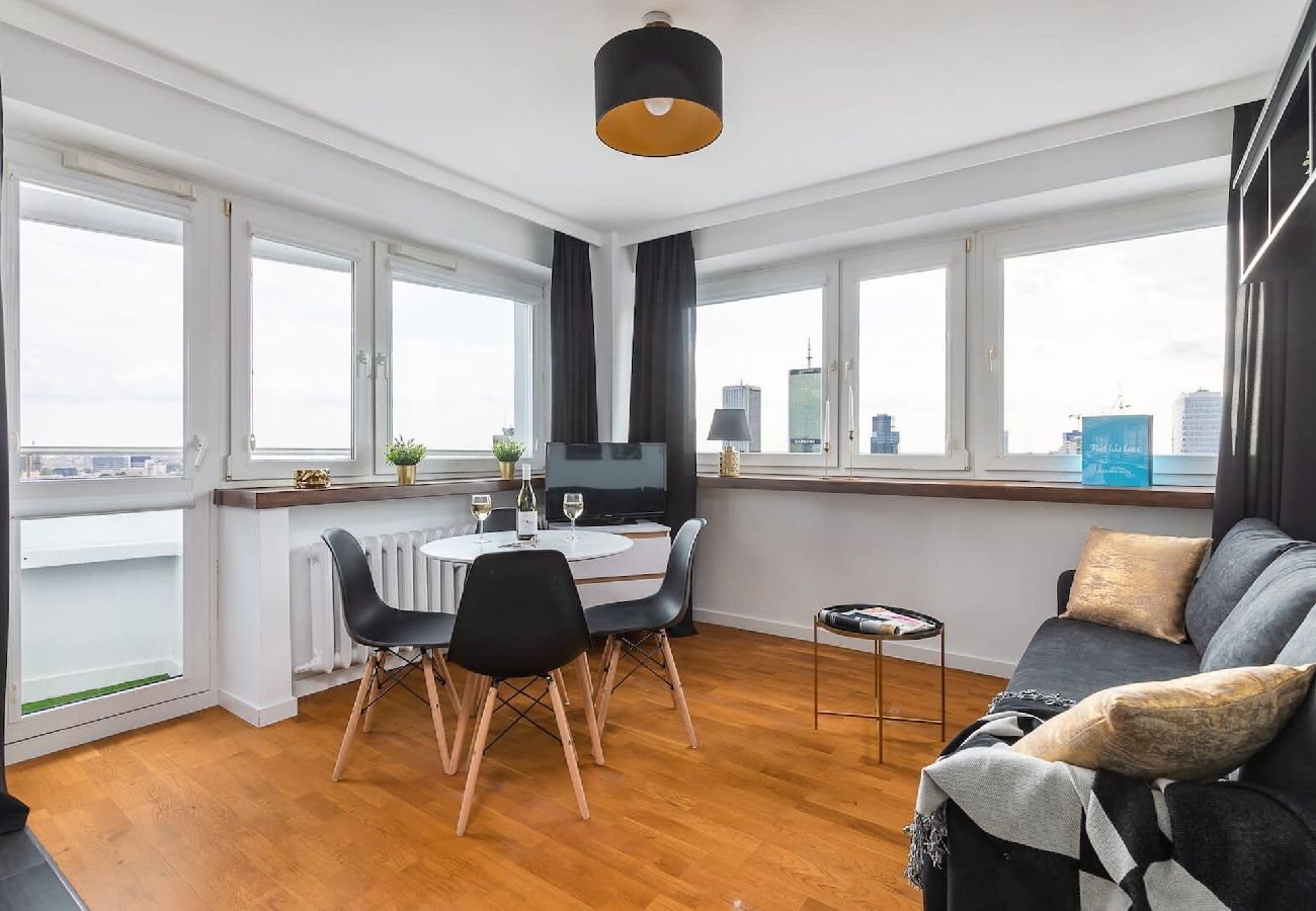 Ferienwohnung in Warszawa - Wohnung mit Panoramablick auf das Zentrum 