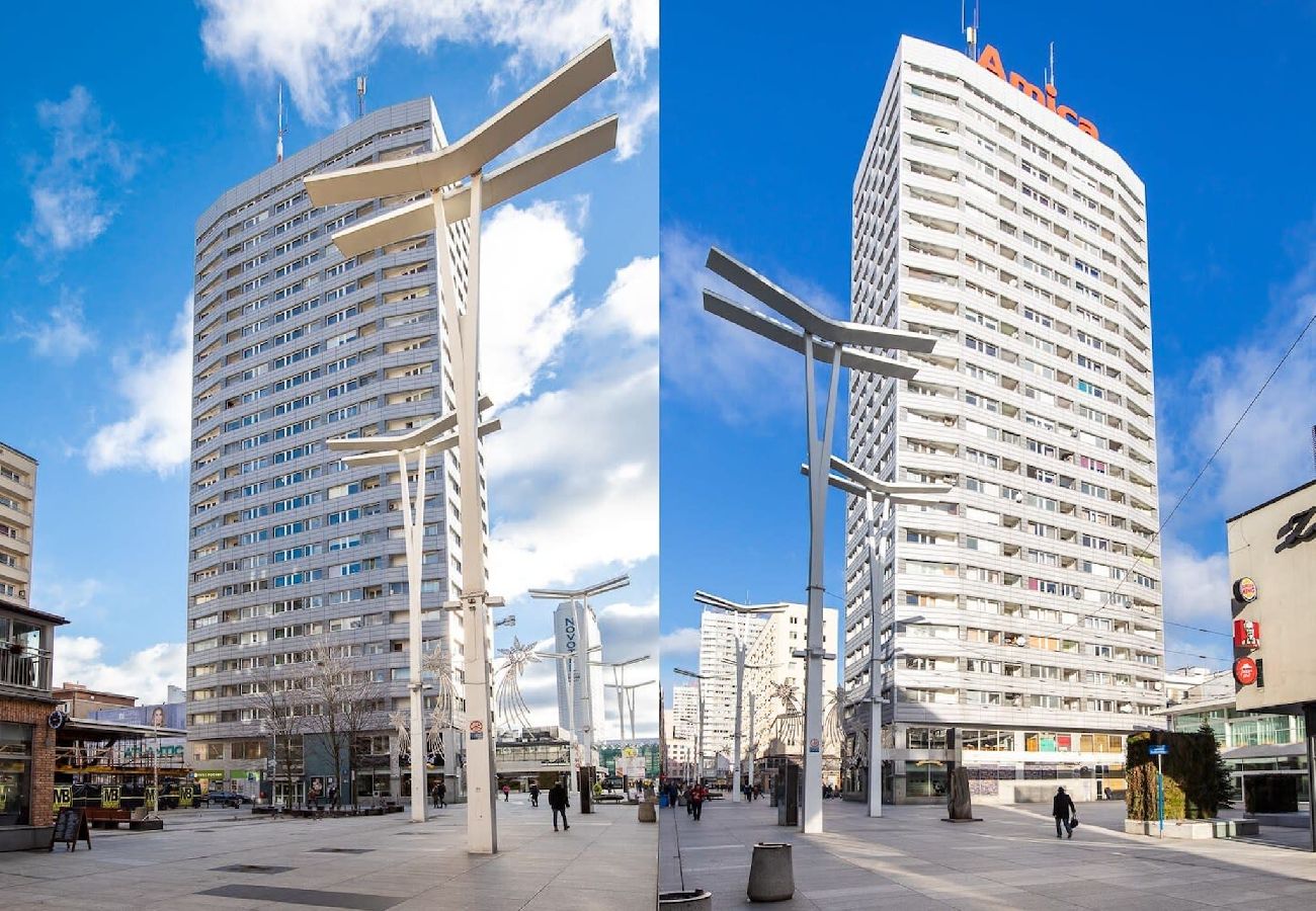 Ferienwohnung in Warszawa - Wohnung mit Panoramablick auf das Zentrum 