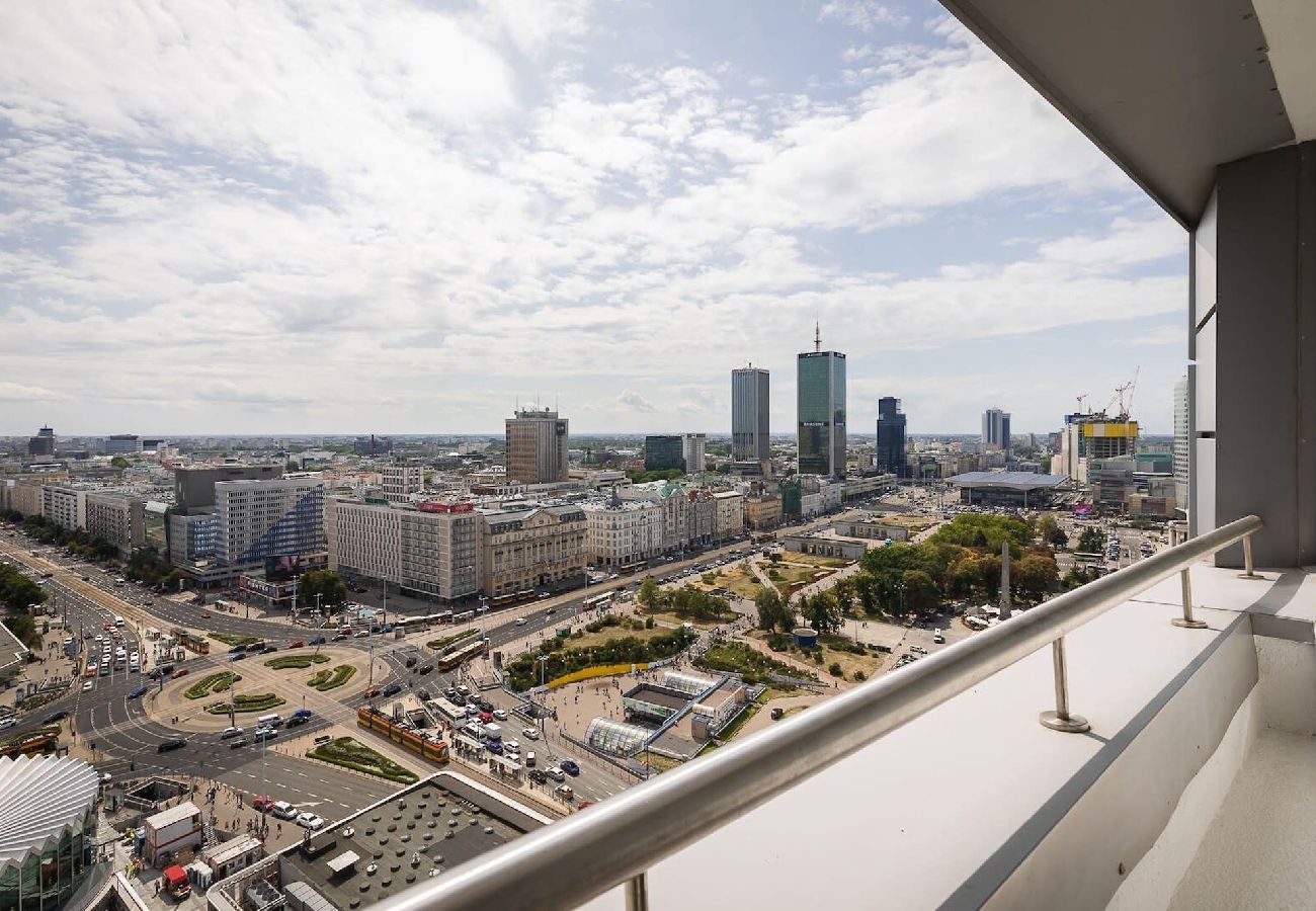 Ferienwohnung in Warszawa - Wohnung mit Panoramablick auf das Zentrum 