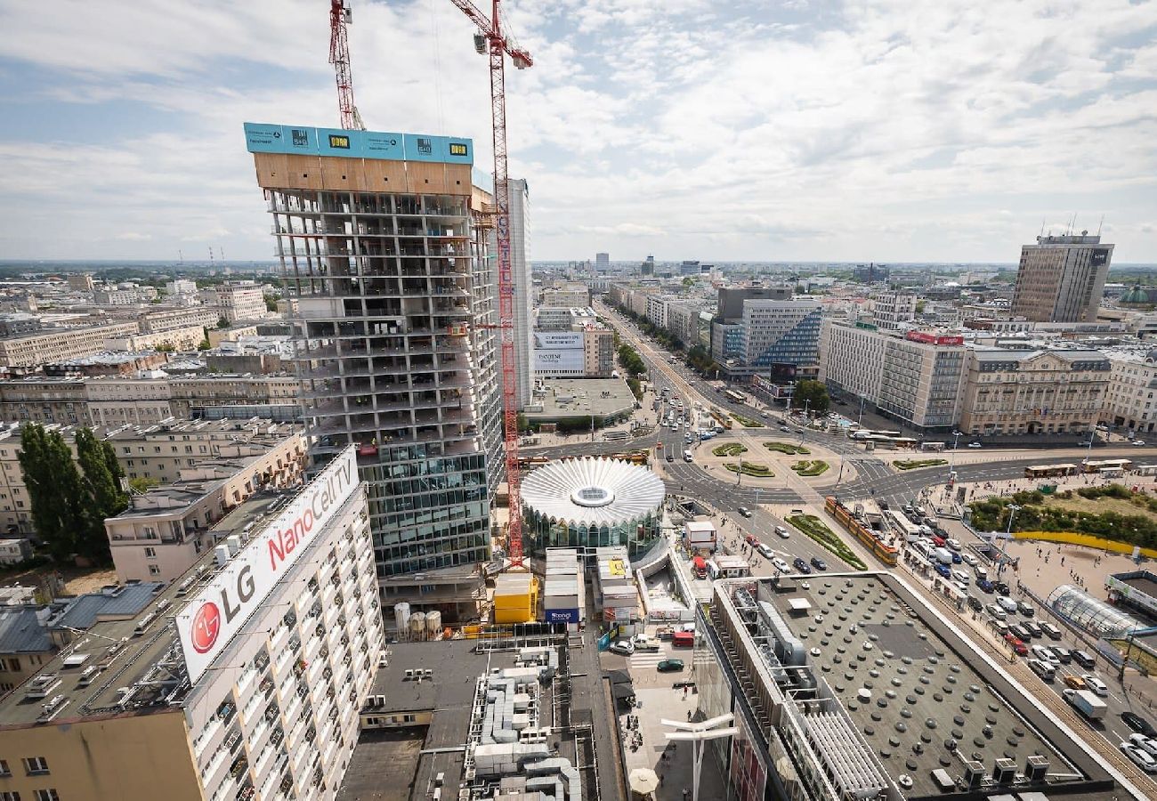 Ferienwohnung in Warszawa - Wohnung mit Panoramablick auf das Zentrum 